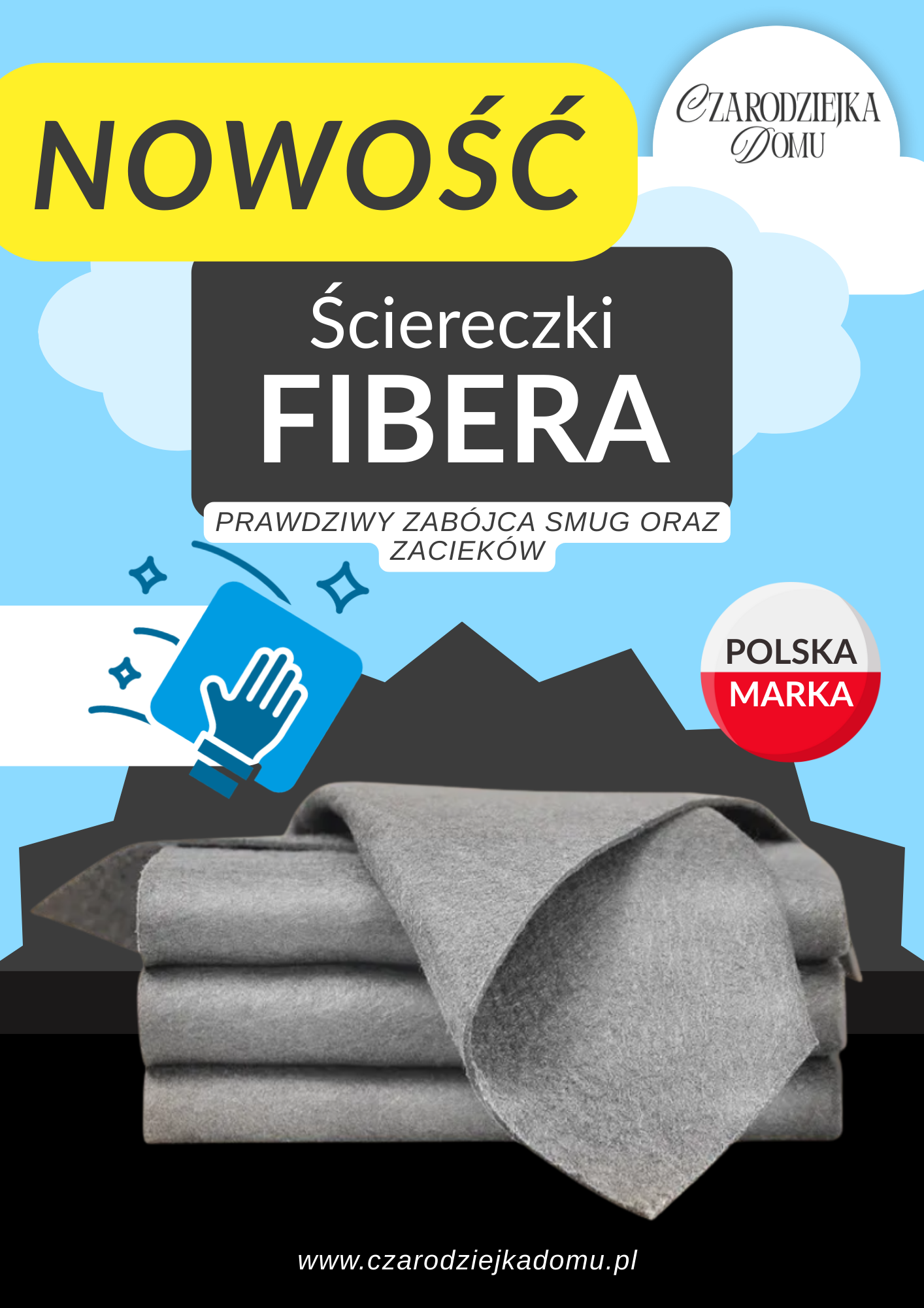 FIBERA - Magiczne Ściereczki Bezsmugowe